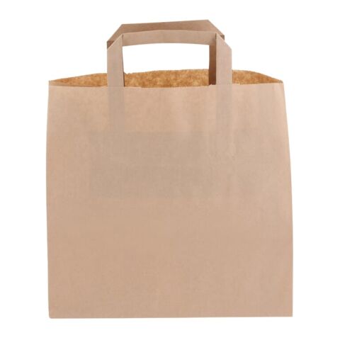 Bolsa de papel 70g/m² 26x17x25cm Marrón | sin montaje de publicidad | no disponible | no disponible | no disponible