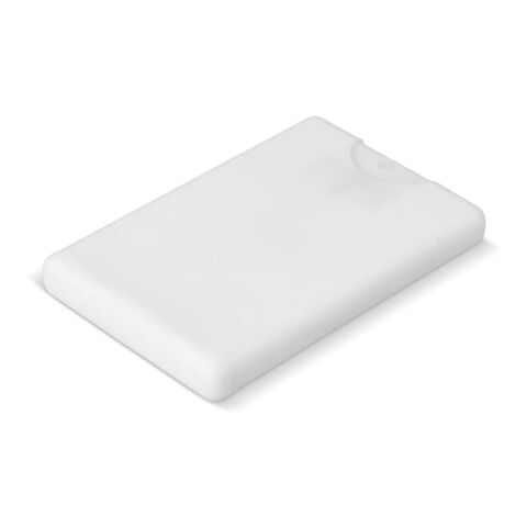 Tarjeta de crédito Spray solar SPF30 material reciclado Blanco | sin montaje de publicidad | no disponible | no disponible