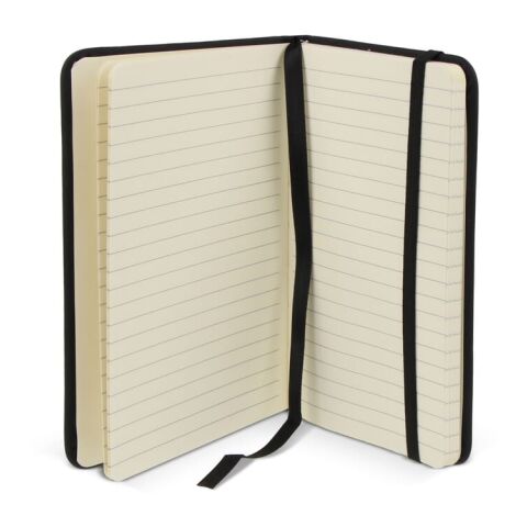 Cuaderno R-PET/PU GRS A6 negro | sin montaje de publicidad | no disponible | no disponible | no disponible