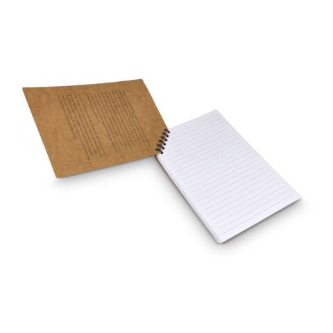 Cuaderno de bambú con banda esquinera A5 Natural | sin montaje de publicidad | no disponible | no disponible | no disponible