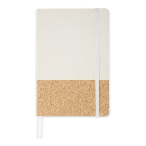 Cuaderno de algodón y corcho A5 Natural | sin montaje de publicidad | no disponible | no disponible