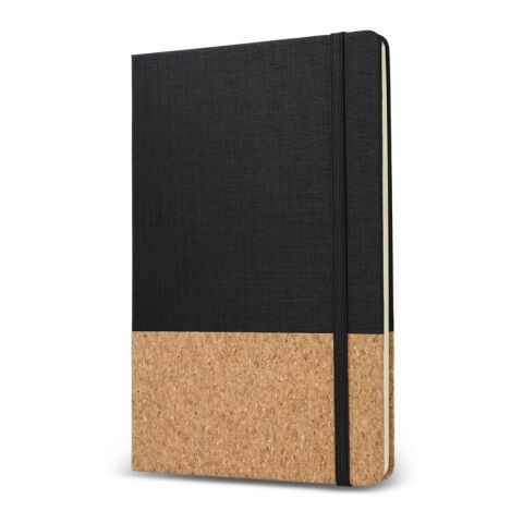 Cuaderno R-PET &amp; corcho A5 Negro | sin montaje de publicidad | no disponible | no disponible