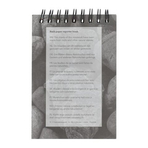 Cuaderno de periodista papel de roca Natural