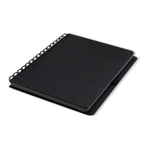 Cuaderno de espiral A5 negro | sin montaje de publicidad | no disponible | no disponible