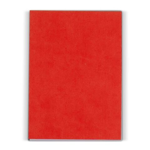 Bloc de notas de papel reciclado Rojo / Blanco | sin montaje de publicidad | no disponible | no disponible | no disponible