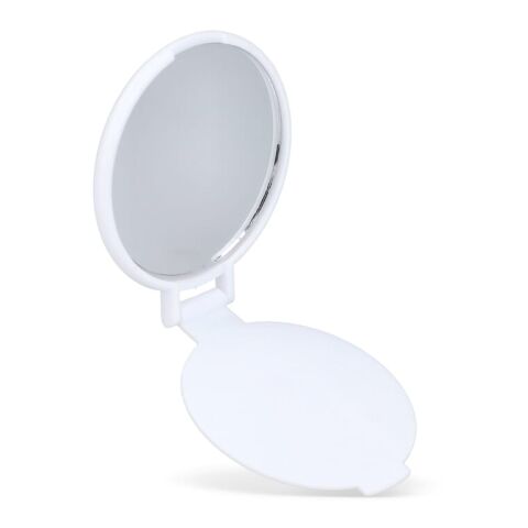 Pequeño espejo compacto Charm Blanco | sin montaje de publicidad | no disponible | no disponible