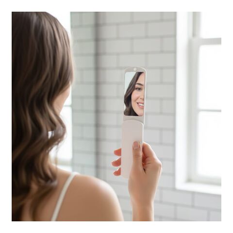 Cepillo quitapelusas con espejo Kaiya Blanco | sin montaje de publicidad | no disponible | no disponible