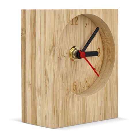 Reloj de sobremesa rectangular Natural | sin montaje de publicidad | no disponible | no disponible