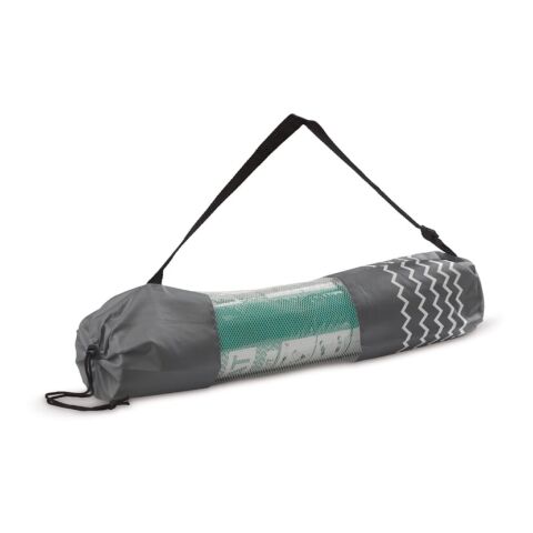 Esterilla de Fitness-yoga con bolsa. Rojo / Blanco