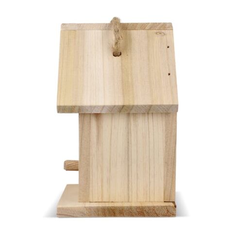 Pequeña casita para pájaros fabricada con madera FSC Natural | sin montaje de publicidad | no disponible | no disponible