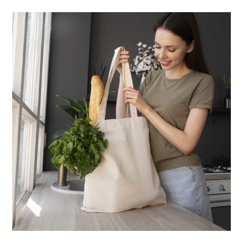 Bolsa lona OEKO-TEX® 280g/m² 42x12x43cm Ecru | sin montaje de publicidad | no disponible | no disponible | no disponible