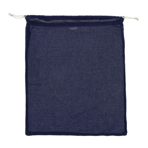 Bolsa de comida reutilizable de algodón OEKO-TEX® 40x45cm Azúl oscuro | sin montaje de publicidad | no disponible | no disponible | no disponible