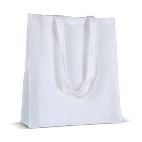 Bolsa de algodón reciclado con fuelle 140g/m² 38x10x42cm Blanco | sin montaje de publicidad | no disponible | no disponible | no disponible