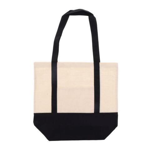 Bolsa de la compra de algodón OEKO-TEX® 140g/m² 40x10x35cm Negro | sin montaje de publicidad | no disponible | no disponible | no disponible