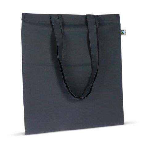 Bolsa Fairtrade larga 140g 38x42 Azúl oscuro