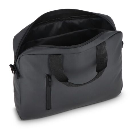 Bolso mensajero para portátil PU SoMa 28 x 38 x 5 cm negro | sin montaje de publicidad | no disponible | no disponible