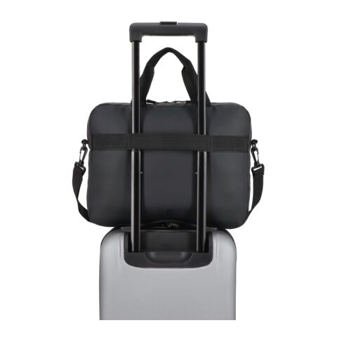 Bolso mensajero para portátil PU SoMa 28 x 38 x 5 cm Negro | sin montaje de publicidad | no disponible | no disponible