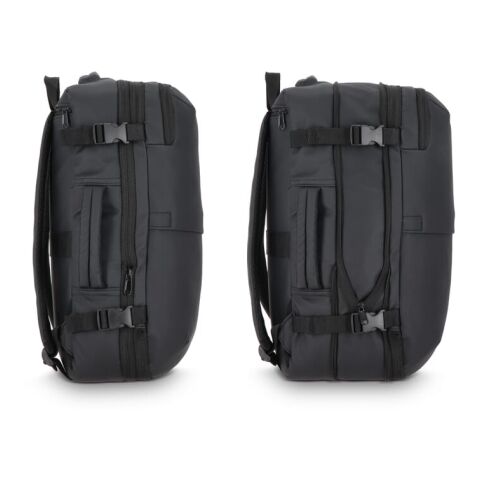 Mochila Dalston con revestimiento de PU Mochila al vacío 30 x 15 x 45 cm 20 l Negro