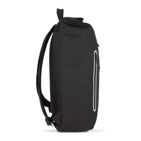 Mochila rolltop 20L R-PET 600D con revestimiento de PU Negro | sin montaje de publicidad | no disponible | no disponible