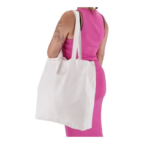 Bolsa de algodón OEKO-TEX® 38 x 10 x 42 cm 140 g/m². Blanco | sin montaje de publicidad | no disponible | no disponible