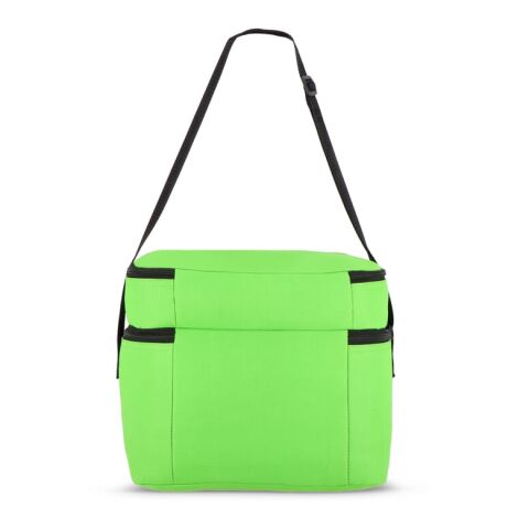 R-PET 600D Bolsa nevera doble compartimento 30 x 20 x 25cm 12L Luz Verde
