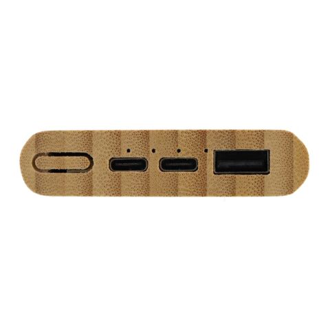 Batería externa Bamboo 5000 mAh Natural | sin montaje de publicidad | no disponible | no disponible