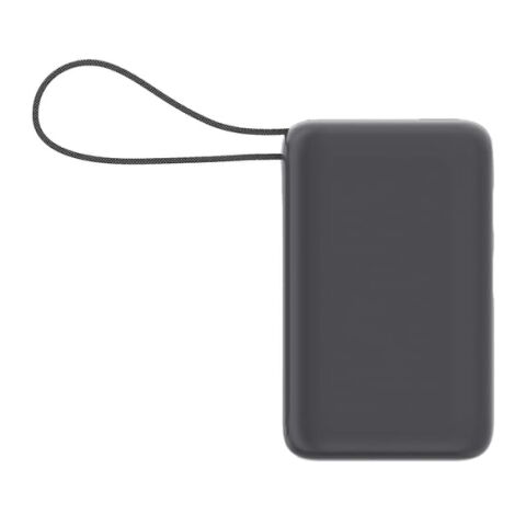 Batería externa Nova Laptop de 65 W con cable USB-C integrado, 30 000 mAh gris oscuro