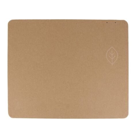 Alfombrilla de ratón con cargador inalámbrico de papel reciclado Natural | sin montaje de publicidad | no disponible | no disponible | no disponible