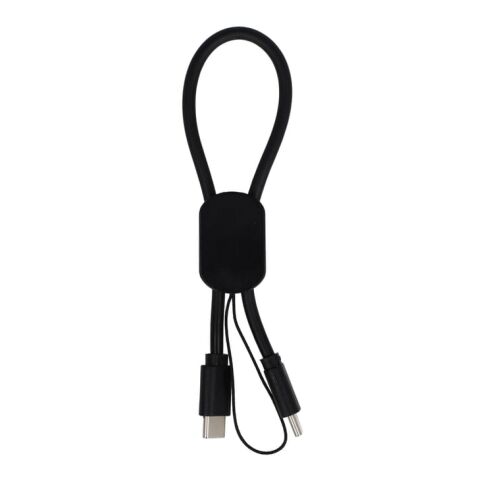 Cable USB-C tamaño llavero 60 W negro | sin montaje de publicidad | no disponible | no disponible