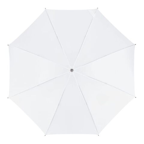 Paraguas de varilla Bosco 190T Poliéster 23" Apertura automática Blanco | sin montaje de publicidad | no disponible | no disponible