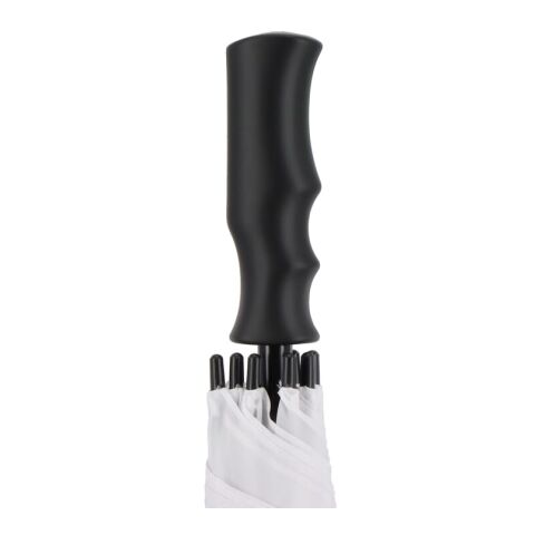 Paraguas de varilla Bosco 190T Poliéster 23" Apertura automática Blanco