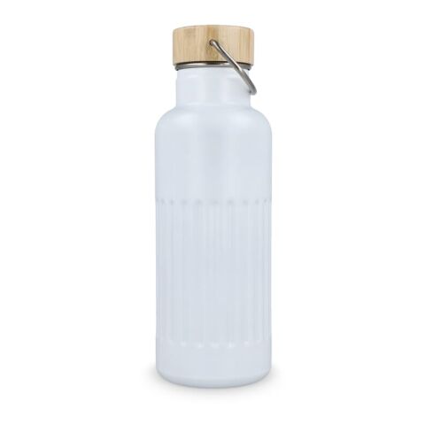 Botella térmica de acero inoxidable reciclado, 500 ml Blanco