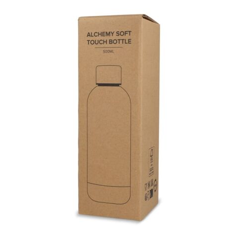 Botella térmica Alchemy suave al tacto 500ml Negro | sin montaje de publicidad | no disponible | no disponible