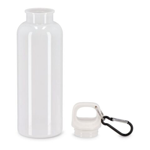 Botella de agua Nina R-PET 500 ml Color duro Blanco | sin montaje de publicidad | no disponible | no disponible