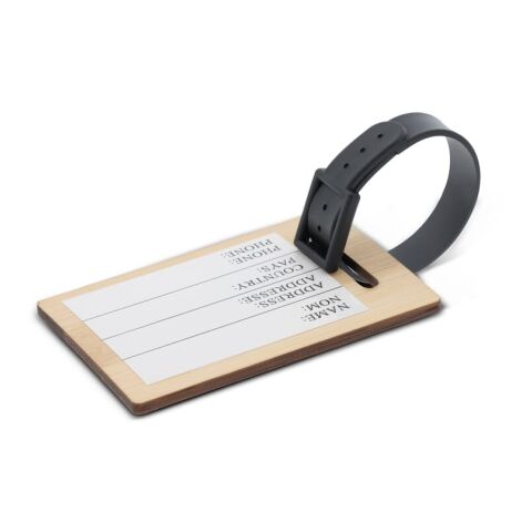 Etiqueta de transporte de bambú Natural | sin montaje de publicidad | no disponible | no disponible | no disponible