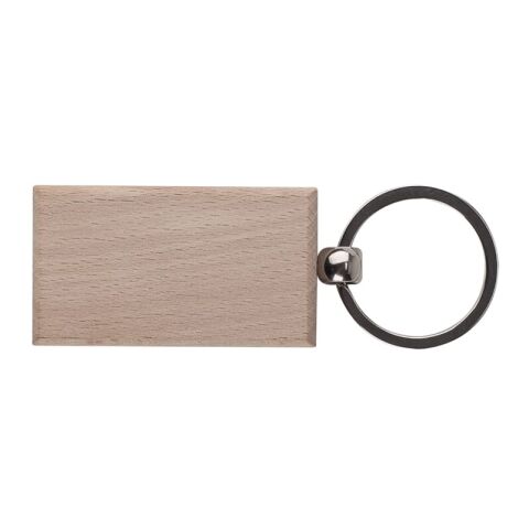 Llavero rectangular de madera Natural | sin montaje de publicidad | no disponible | no disponible | no disponible