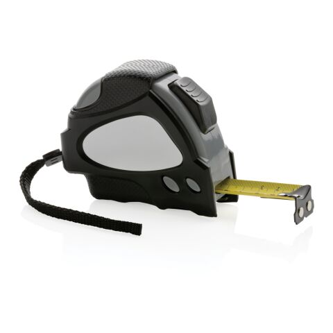 Flexómetro auto stop RCS plástico reciclado 8M/25mm negro | sin montaje de publicidad | no disponible | no disponible