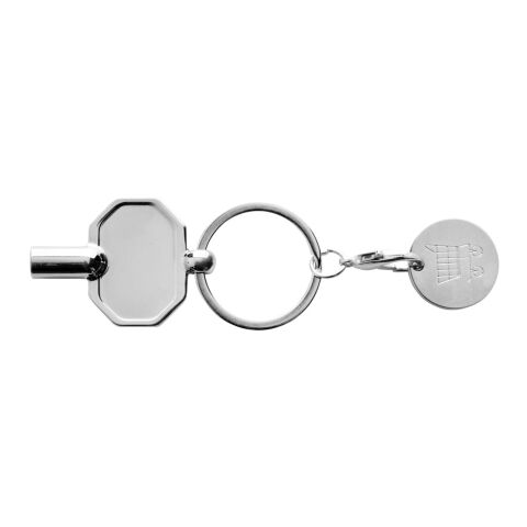 Llavero llave de radiador de aleación de zinc reciclado RCS plata | sin montaje de publicidad | no disponible | no disponible