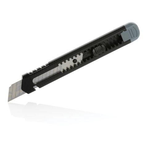 Navaja recargable de plástico reciclado RCS gris | sin montaje de publicidad | no disponible | no disponible