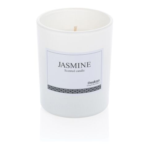 Vela Ukiyo perfumada pequeña en vaso blanco | sin montaje de publicidad | no disponible | no disponible