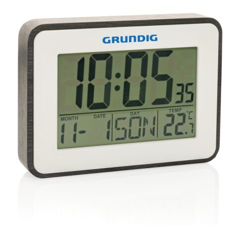 Estación meteorológica Grundig con alarma y calendario blanco | sin montaje de publicidad | no disponible | no disponible