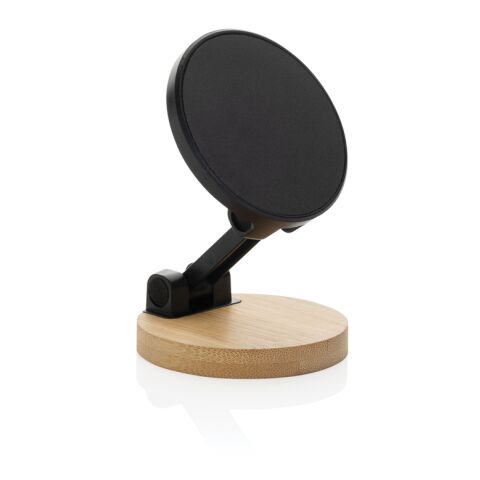 Soporte teléfono plástico reciclado y bambú Magmount RCS negro-marron | sin montaje de publicidad | no disponible | no disponible
