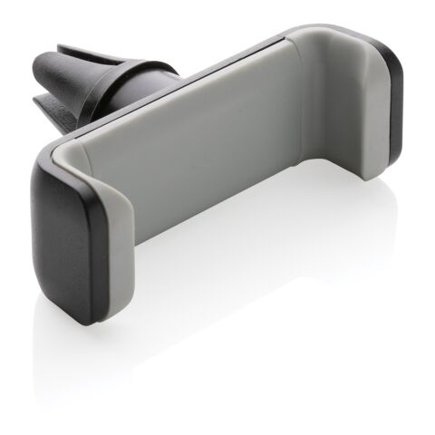 Soporte teléfono coche 360 Acar de plástico reciclado RCS negro | sin montaje de publicidad | no disponible | no disponible