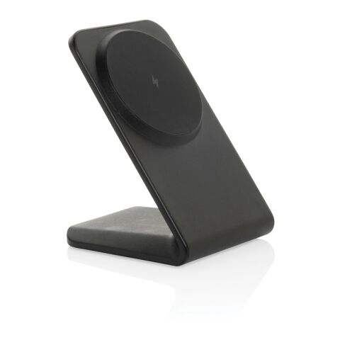 Cargador inalámbrico VoltPerch RCS plástico reciclado 15W negro | sin montaje de publicidad | no disponible | no disponible