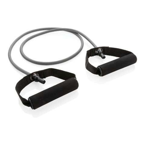 Tubo de fitness de alta resistencia en bolsa gris-negro | sin montaje de publicidad | no disponible | no disponible