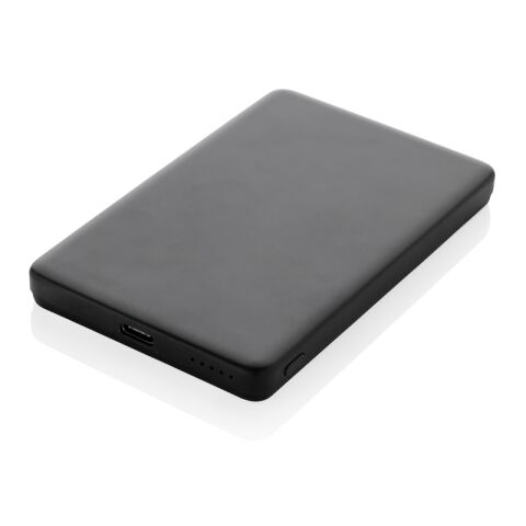 Powerbank Orion magnético 5000 mAh aluminio reciclado RCS negro | sin montaje de publicidad | no disponible | no disponible