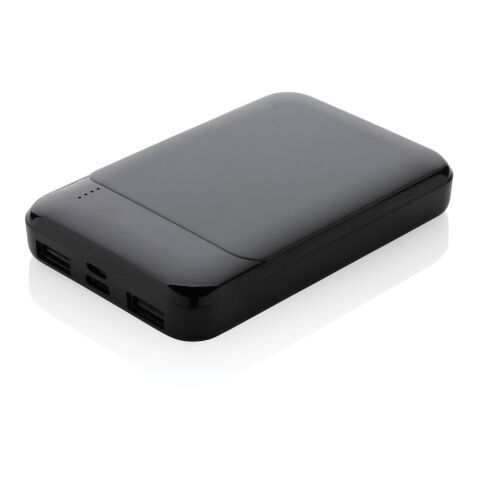 Powerbank RCS 5.000 mAh de plástico reciclado negro | sin montaje de publicidad | no disponible | no disponible