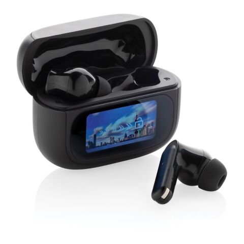 Auriculares Airtune de plástico reciclado RCS negro | sin montaje de publicidad | no disponible | no disponible