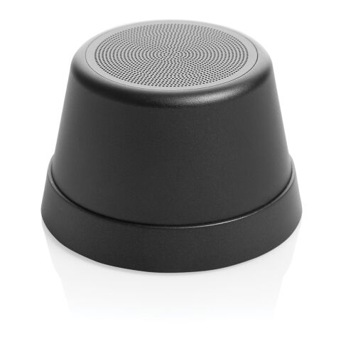 Altavoz magnético 5W de aluminio reciclado Nivio RCS negro | sin montaje de publicidad | no disponible | no disponible