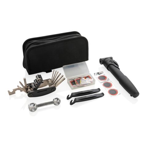 Set de reparación de bicicletas 17 piezas negro | sin montaje de publicidad | no disponible | no disponible